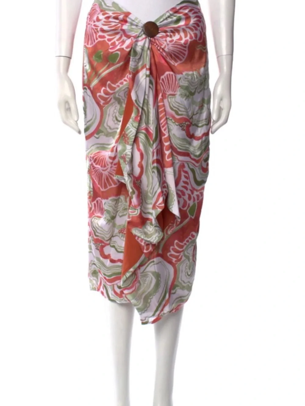 Andrea Iyamah Printed Midi Length Skirt w/ Tags Sz S